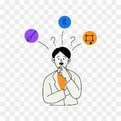 Man in thinking