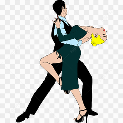 Romantic dancing couple