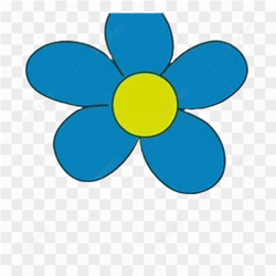 Blue flower image 