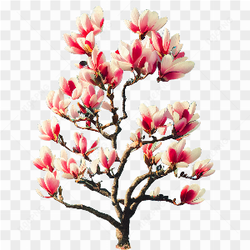 Japanese floral art tree