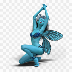 3D blender female model