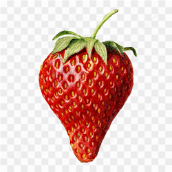 Photograph of a ripe strawberry