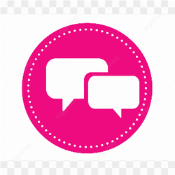 Talk icon for web use