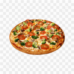 Vegetables pizza photo