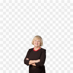 Old blonde lady