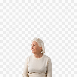 Calm old lady