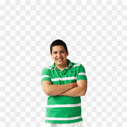 Boy wearing green