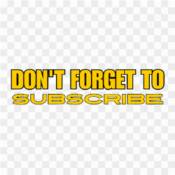 Sticker Tshirt Don't Forget To Subscribe