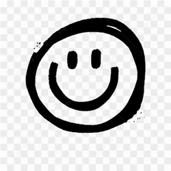 Happy Face Smile Tshirt Sticker Nirvana