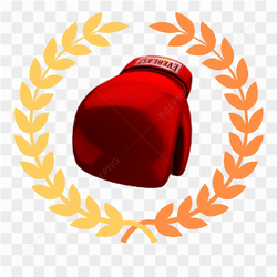 Boxing Champion Competition Logo Tshirt Sticker