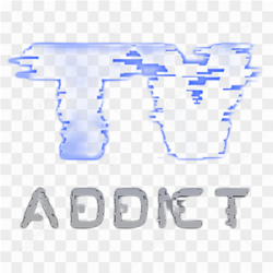 TV Addict Tshirt Sticker