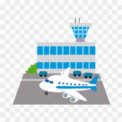 Airport Logo Vector Tshirt Sticker