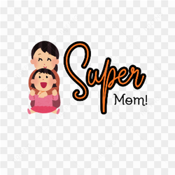 Supermom Tshirt Logo Vector Sticker Tshirt