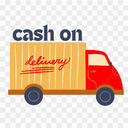Cash On Delivery Logo Vector Shipping Tshirt Sticker