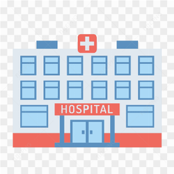 Hospital Vector Logo Tshirt Sticker