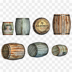 Wooden wine barrel