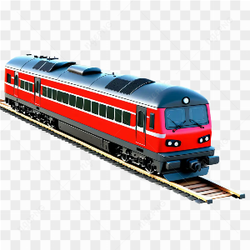 Ai generated high speed train