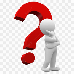 Question mark 3d character