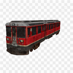 Train in empty background PNG