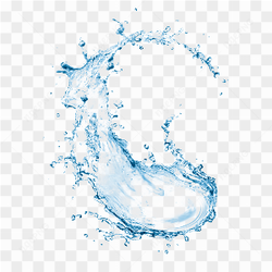 Water splash transparent PNG
