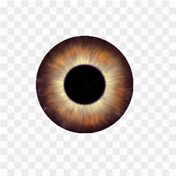 Dark eye with fire