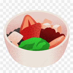 Vector Salad Strawberry Green Vegetable Fruit