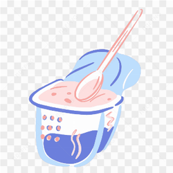 Vector Yoghourt Milk Straw