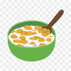 Vector Cereal Breakfast Morning Kids Menu