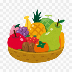Vector Fresh Fruit Vegetable Apple Pineapple Pear Strawberry Banana Orange