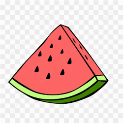 Vector Slice Watermelon Sweet Fresh