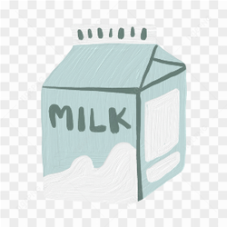 Vector Milk Bottle Box