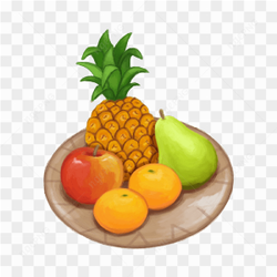 Vector Pineapple Pear Orange Apple