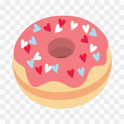 Vector Donut Sweet Chocolate