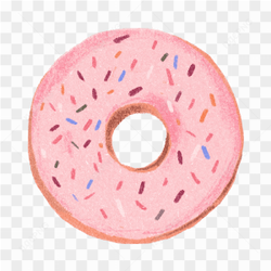 Vector Donut Sweet Sugar